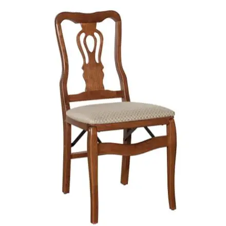 Chair Back Styles And Ideas 4 Chair Back Styles and Ideas: Stakmore Chippendale Folding Chair Finish