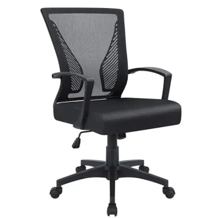 Chair Back Styles And Ideas 5 Chair Back Styles and Ideas: Furmax Office Mid Back Swivel Lumbar Support Desk