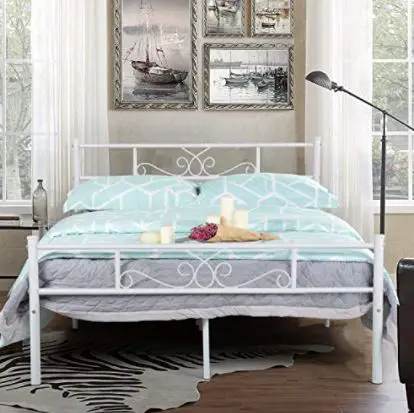 Types Of Bed Frames 3 types of bed frames: Metal Bed Frame with Headboard