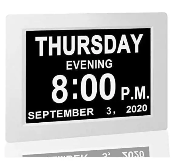 Types Of Clocks 2 Types of Clocks: Digital Calendar Alarm Day Clock