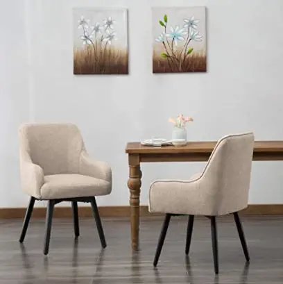Types Of Dining Chairs 6 Types of Dining Chairs: Swivel Dining Chairs Set of 2
