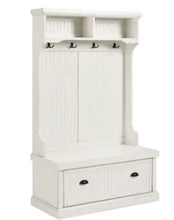 Types Of Mudroom Lockers 5 Types of Mudroom Lockers: Crosley Furniture Seaside Hall Tree