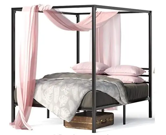 Types Of Beds 6 types of beds: Metal Canopy Platform Bed