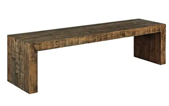 Types Of Benches 7 types of benches: Rustic Wood Dining Room Long Bench