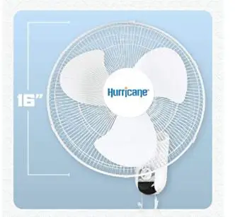 Types Of Fans 5 Types of Fans: Wall Mount Oscillating Fan