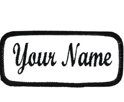 Types Of Patches 7 types of patches: Name Patch Uniform or Work Shirt